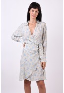 Rochie Vero Moda Vmjessica Oatmeal/Light Blue